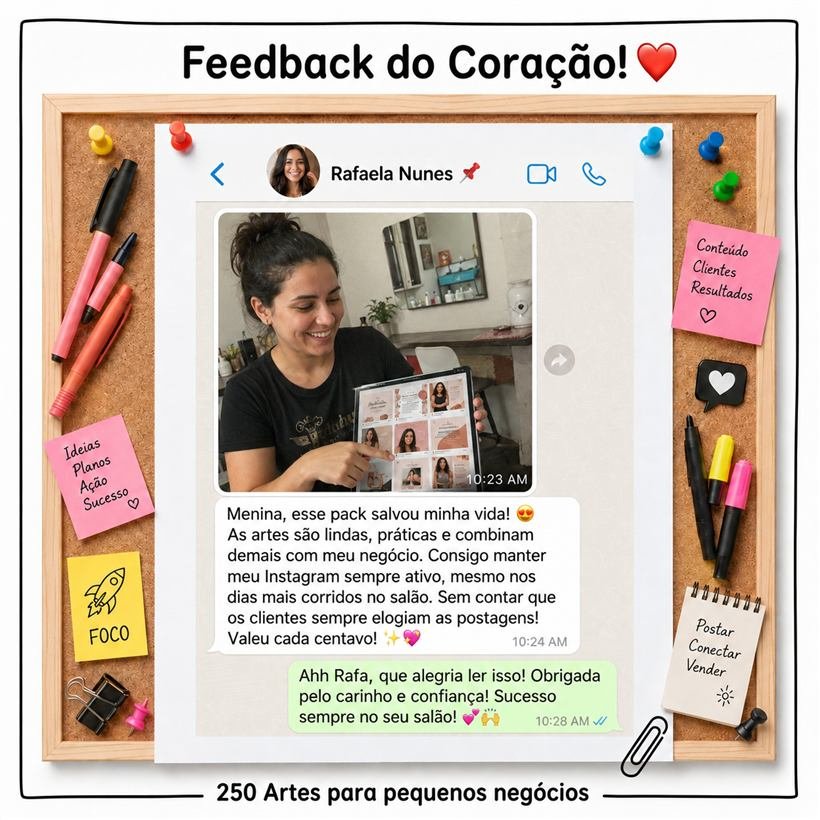 Feedback de cliente pelo WhatsApp