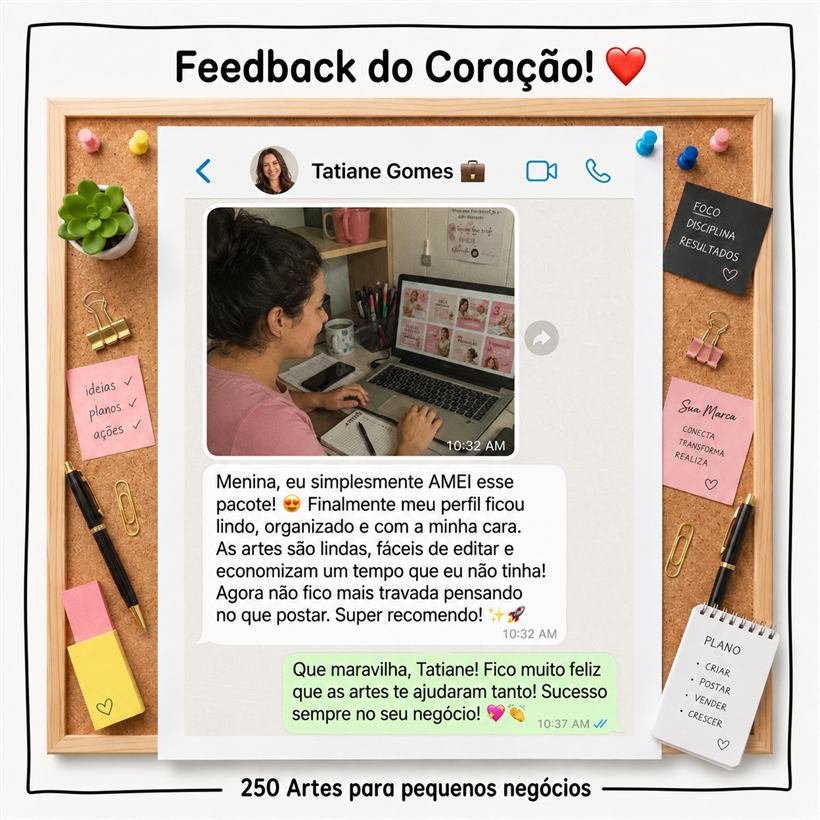 Feedback de cliente pelo WhatsApp