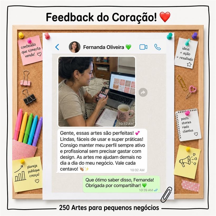Feedback de cliente pelo WhatsApp