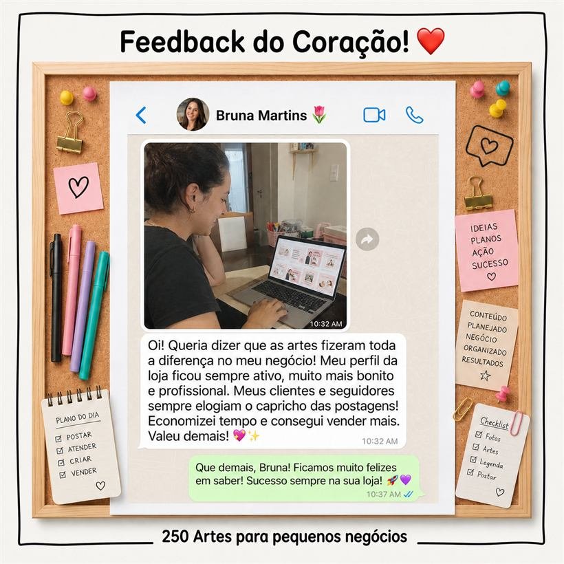 Feedback de cliente pelo WhatsApp