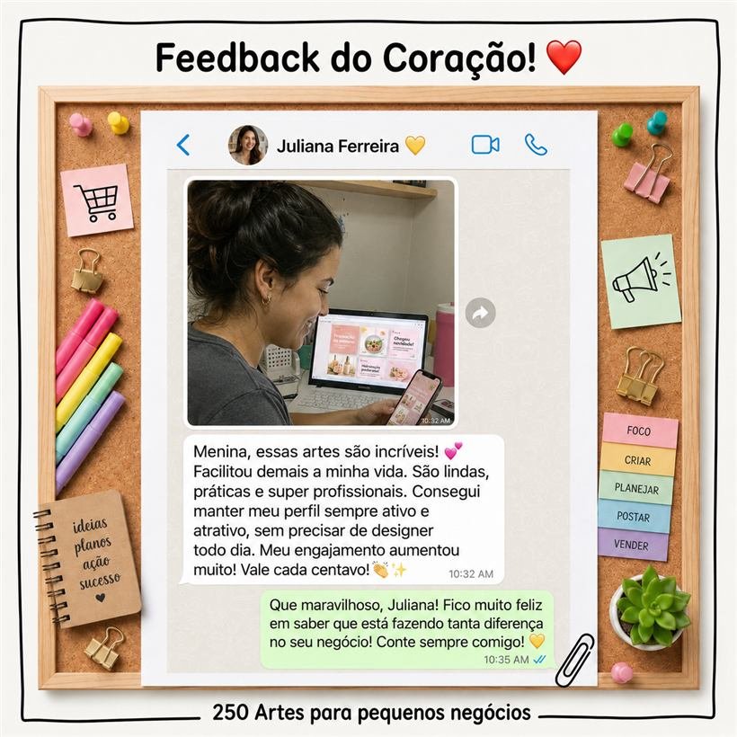 Feedback de cliente pelo WhatsApp