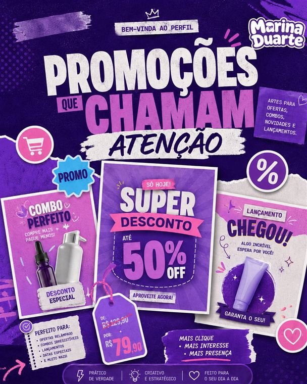 Exemplo de arte pronta