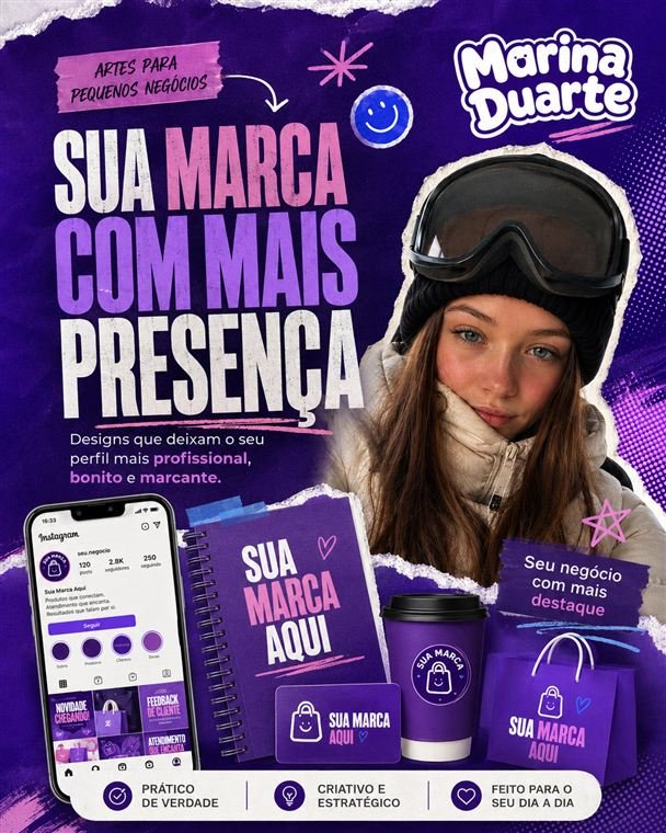 Exemplo de arte pronta