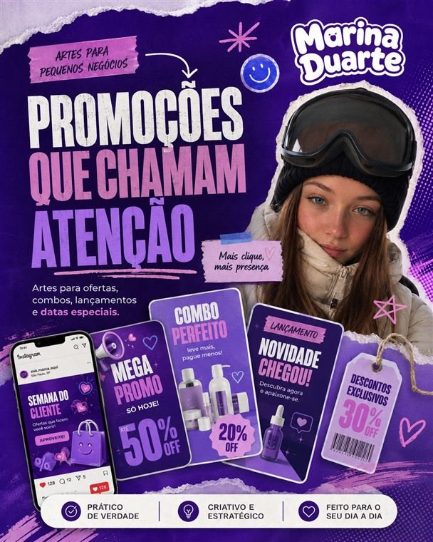 Exemplo de arte pronta